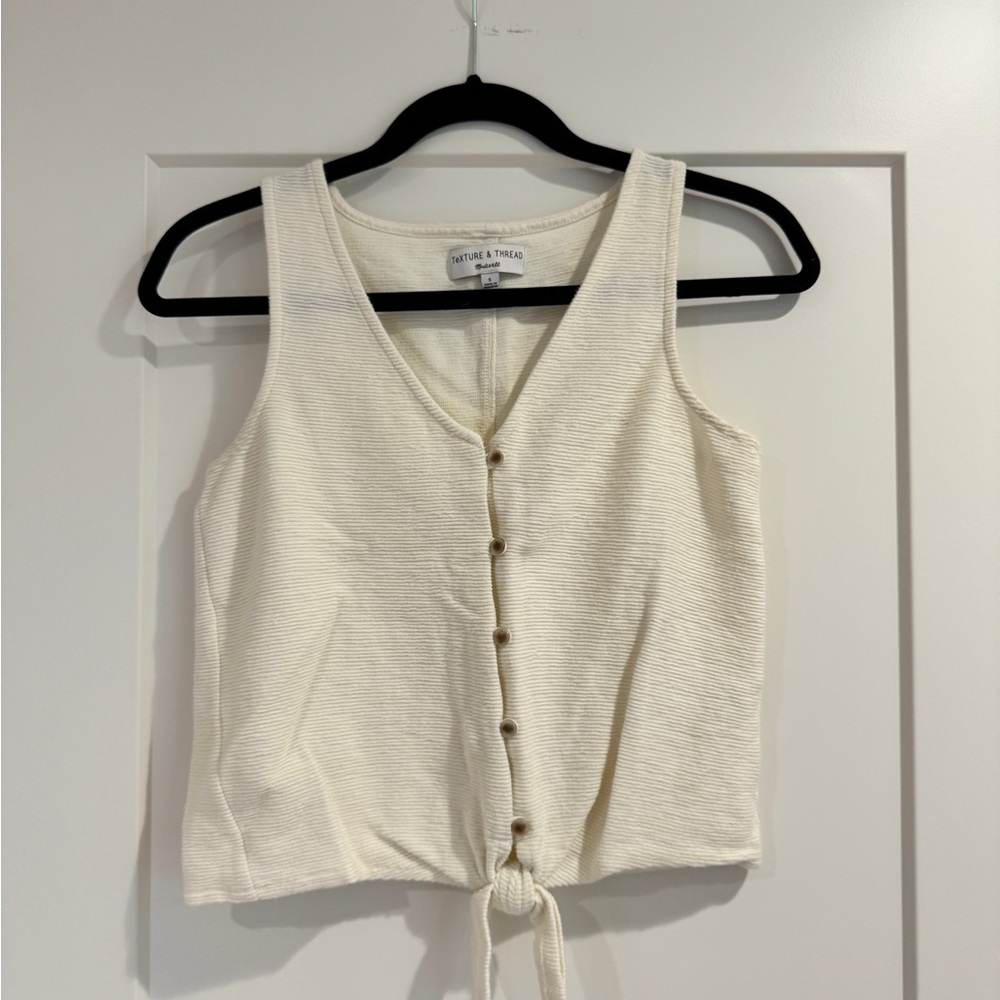Women’s madewell Cream Sleeveless Top
